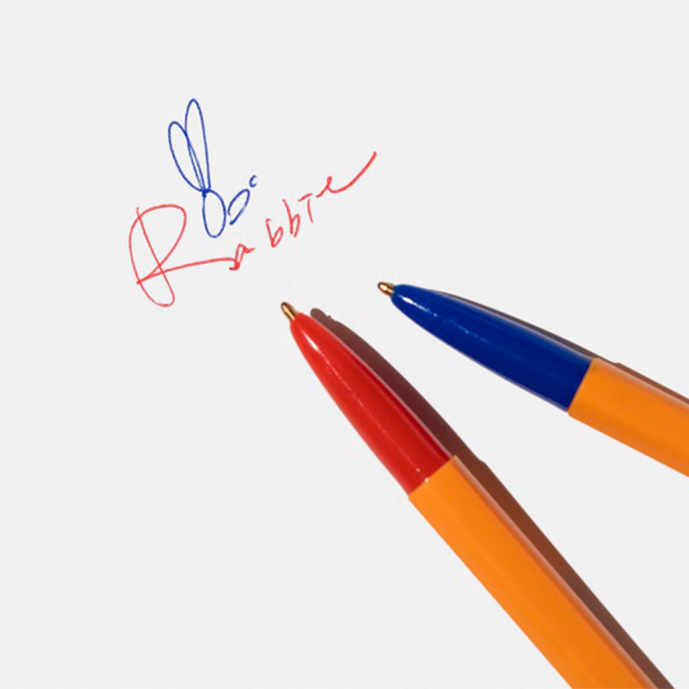 Dual Tip Ballpoint Pen Red Blue