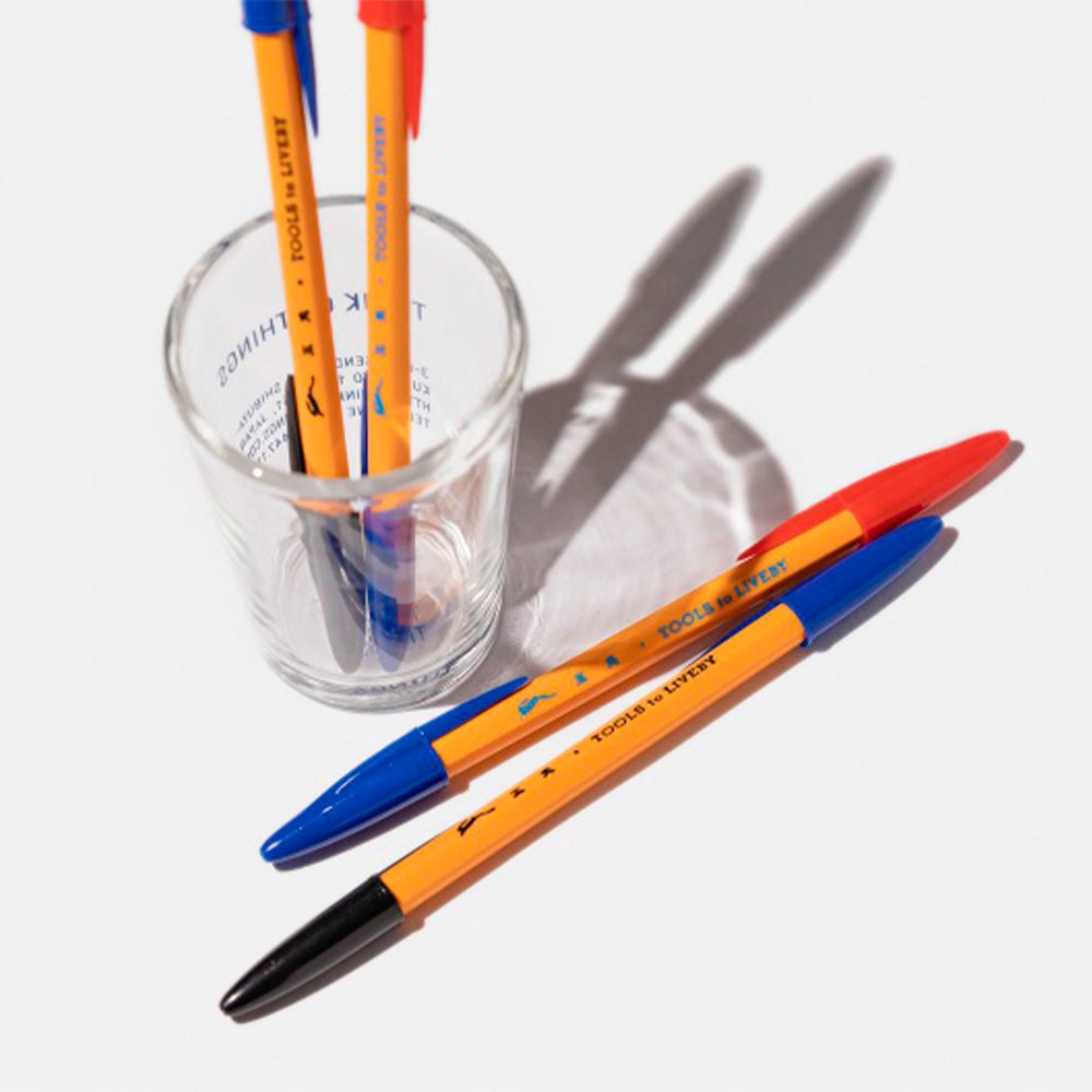 Stylo à double pointe rouge et bleu