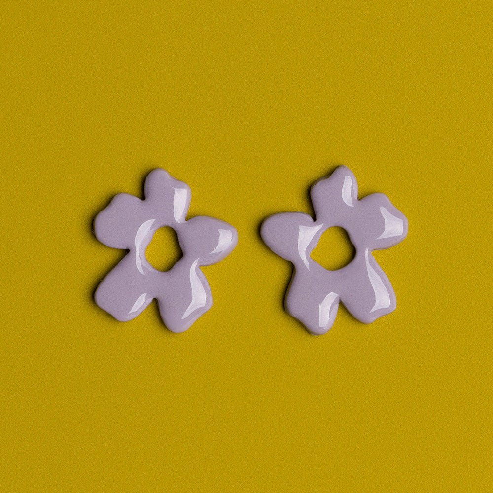 Pendientes Floral Lavender