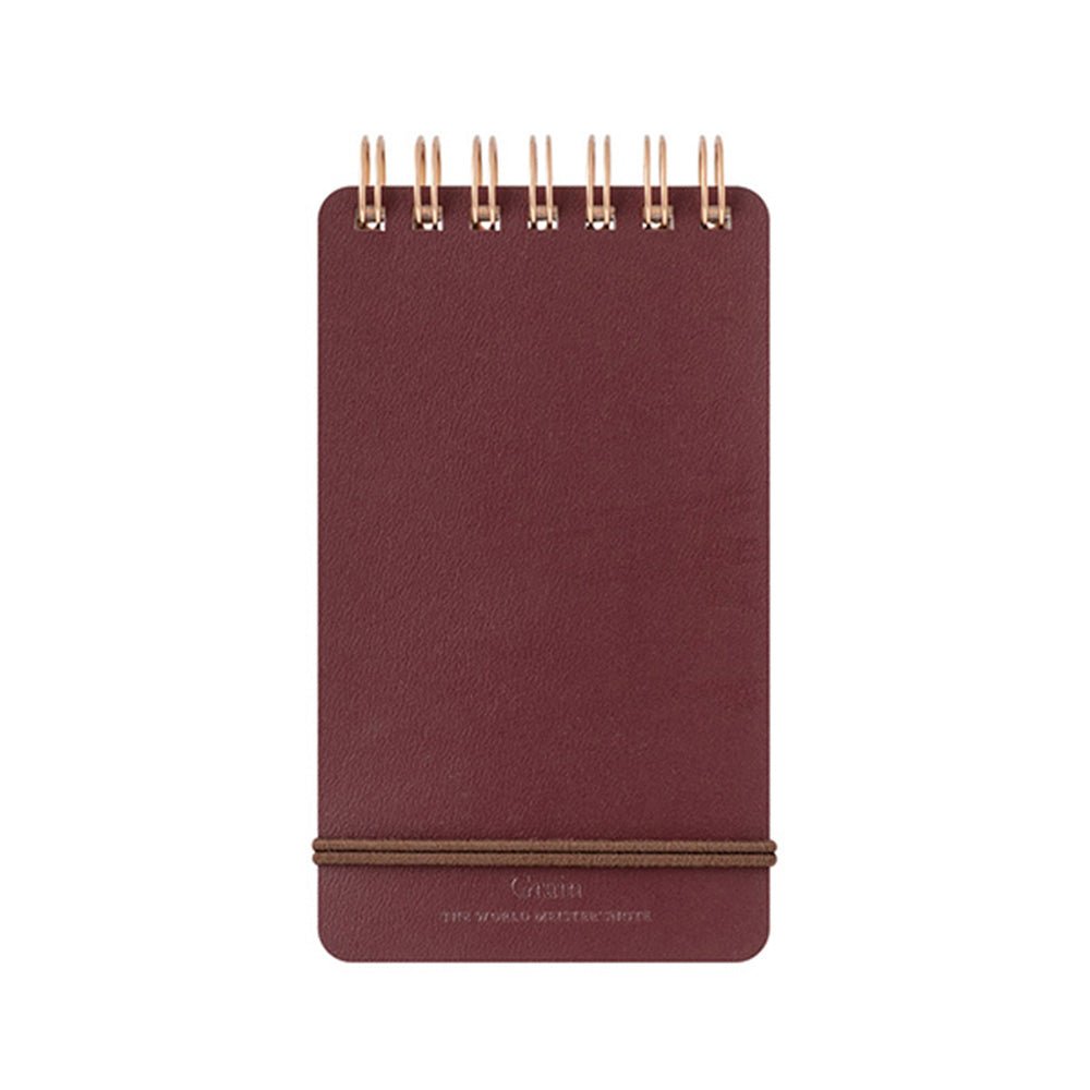 Cuaderno de Anillas WM Grain Rojo