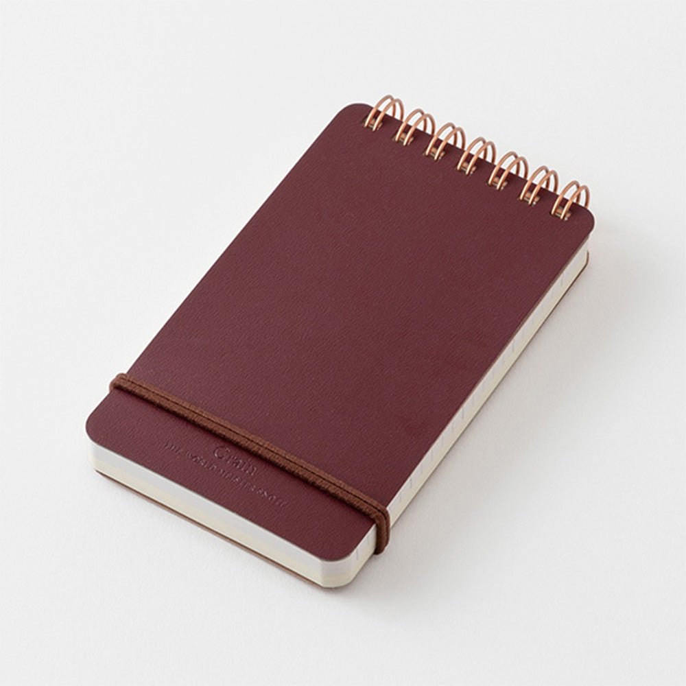 Cuaderno de Anillas WM Grain Rojo