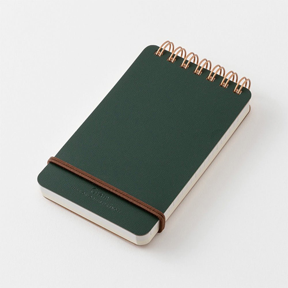 Cahier à spirale WM Grain Vert