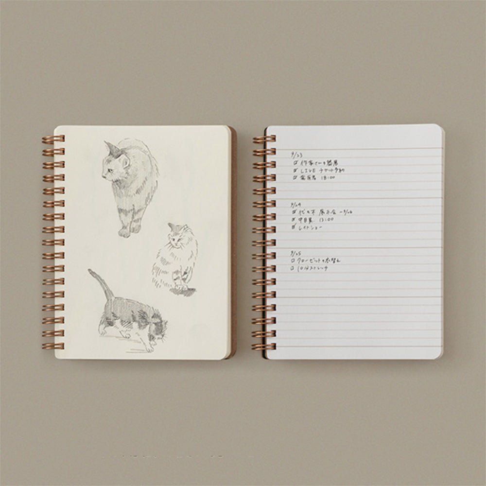 Cuaderno de Anillas WM Grain Variante B6 Verde