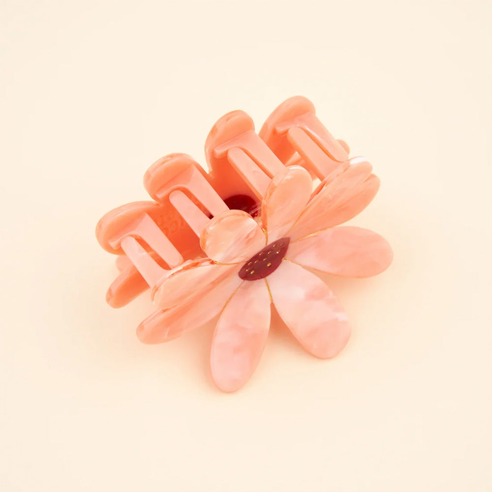 Hair Clip Pink Flower