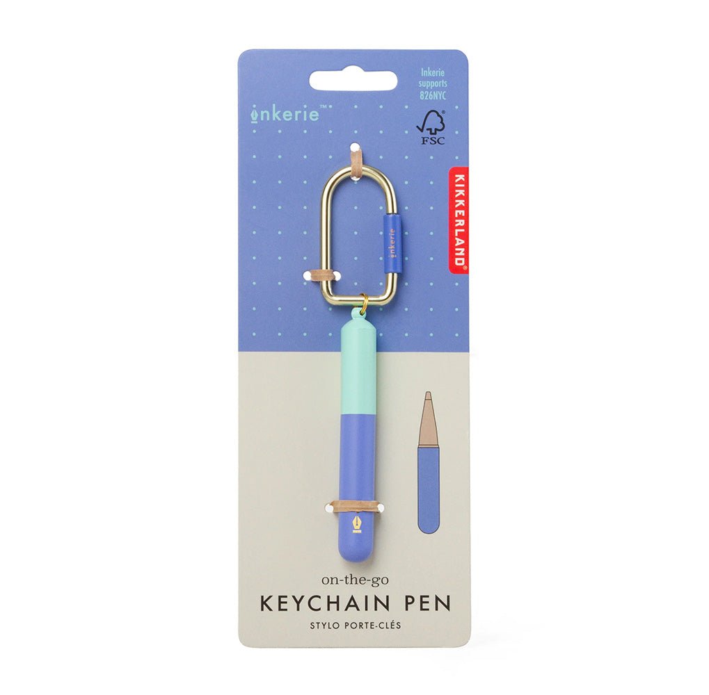 Keychain Pen - Turquesa / Azul