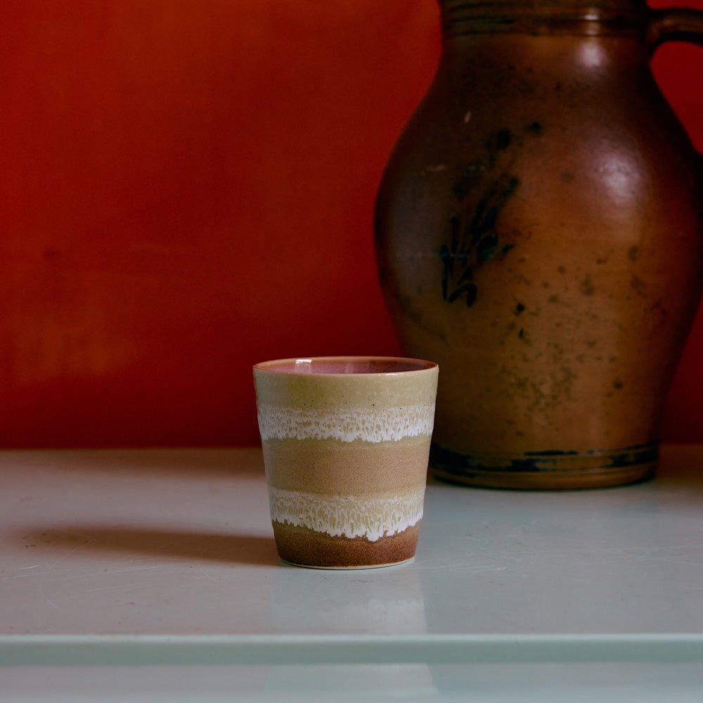 Céramique des années 70 : Mugs à Café - Surréaliste (lot de 6)
