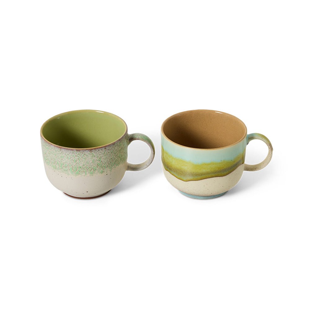 70s Ceramics: Tasses à thé - Neo (lot de 2)