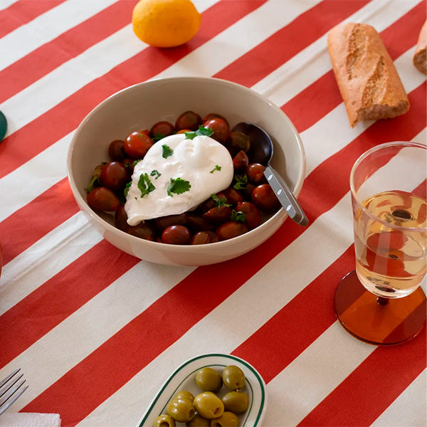 Marshall Red Lines Tablecloth 140 x 140