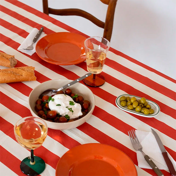 Marshall Red Lines Tablecloth 140 x 140