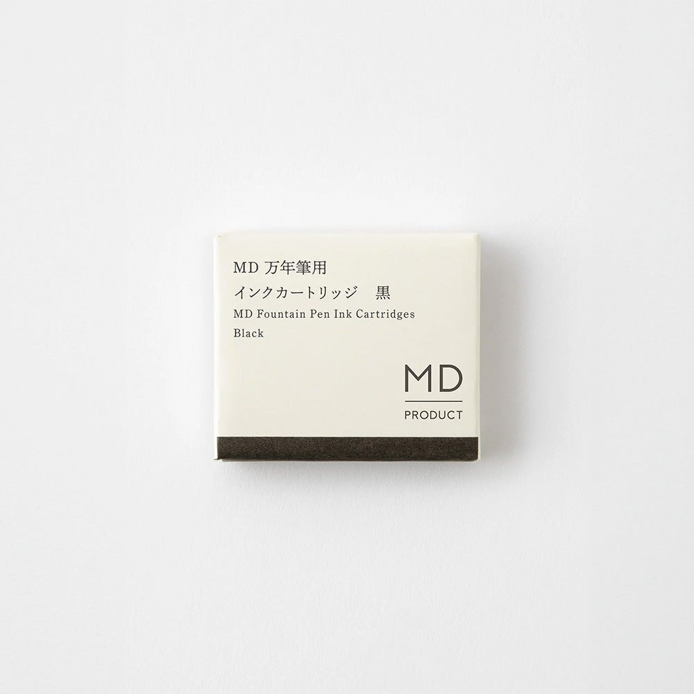 MD Cartucho para Estilográfica MD Negro (set de 6)