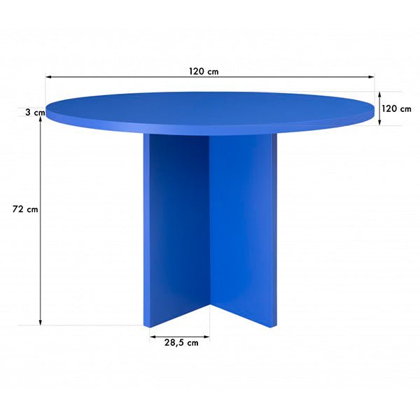 Matilda Pruss Round Dining Table 120x72