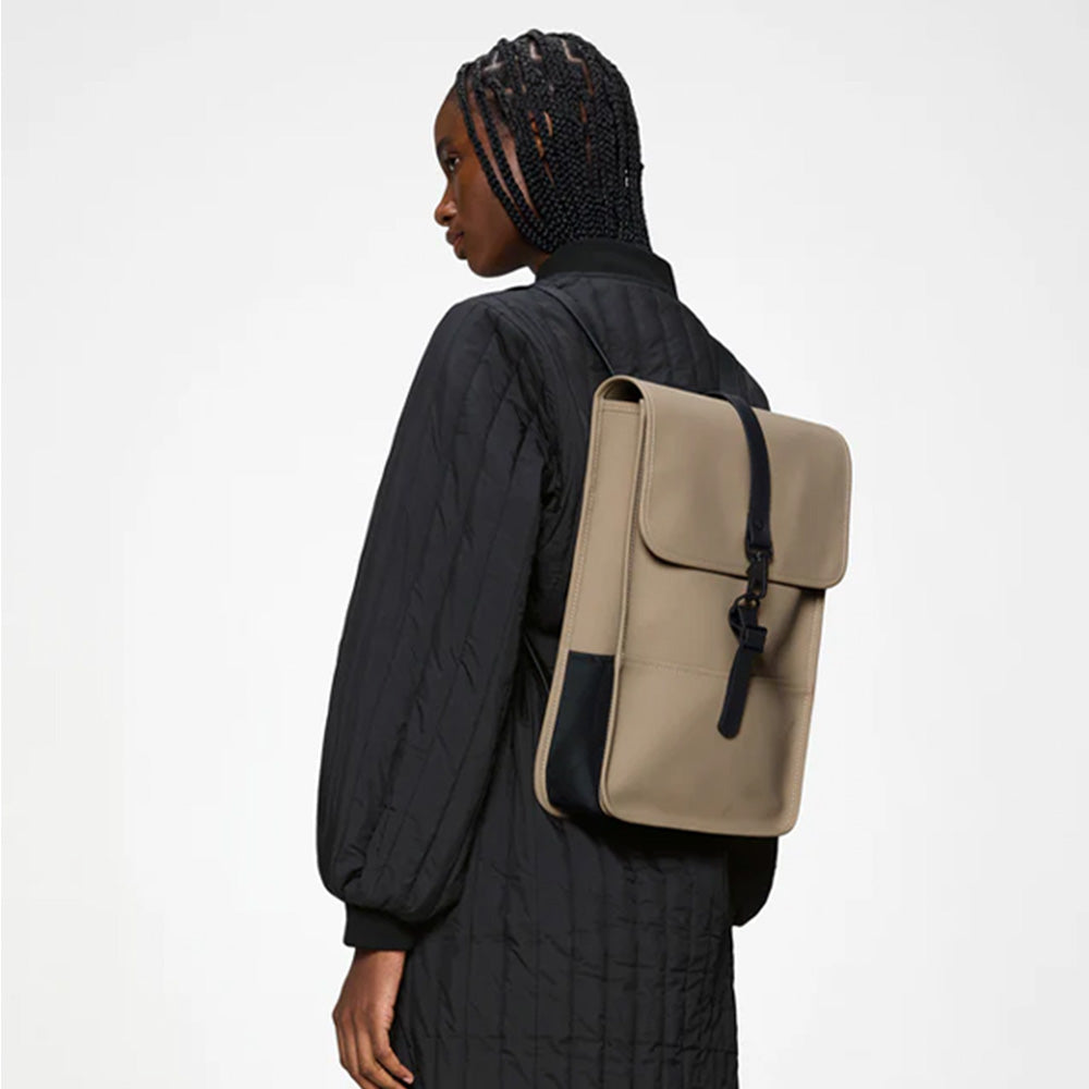 Mini sac à dos beige