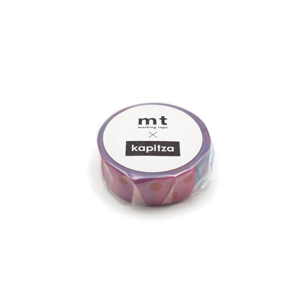Masking tape Kapitza Polka Dot Vivid 