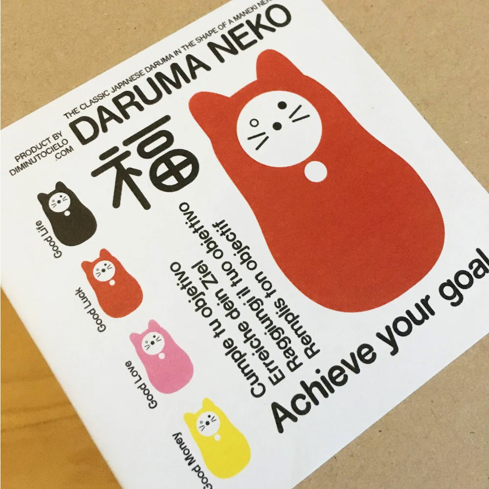 Daruma Neko Black Life