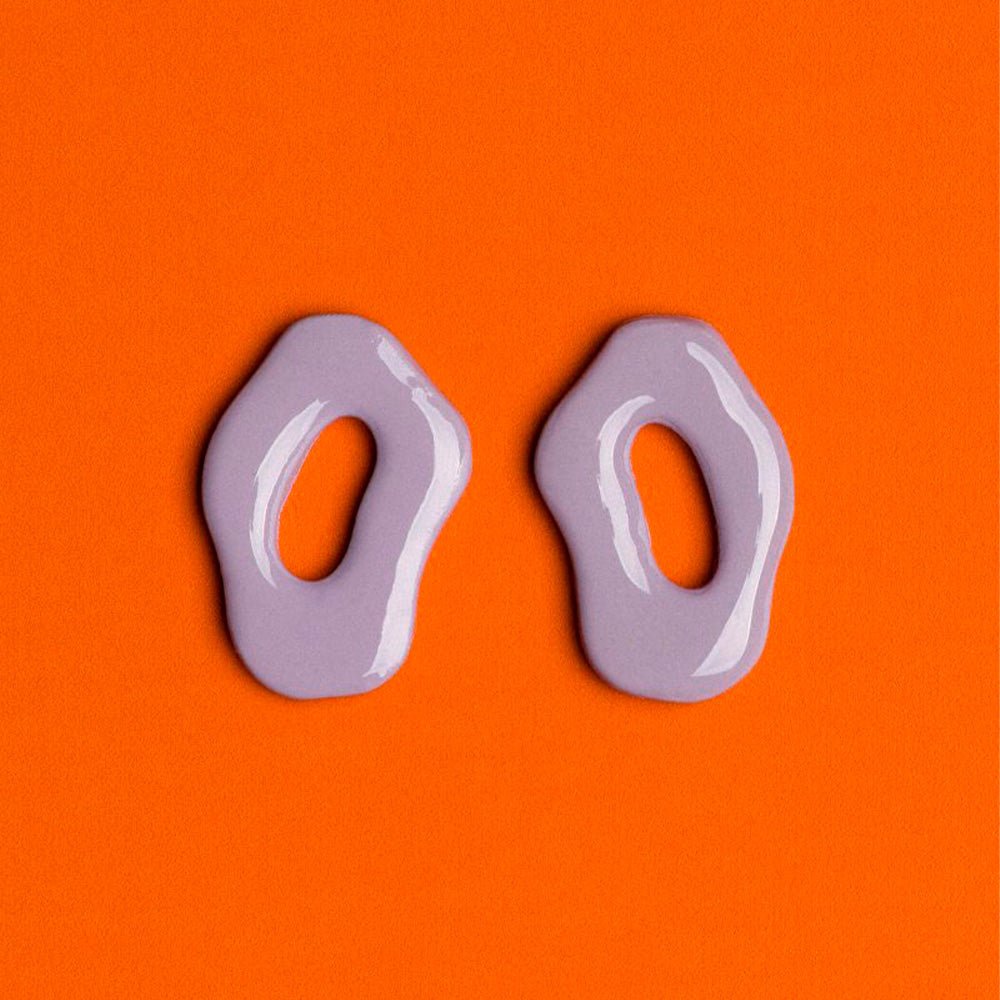 Pendientes Oval Lavender