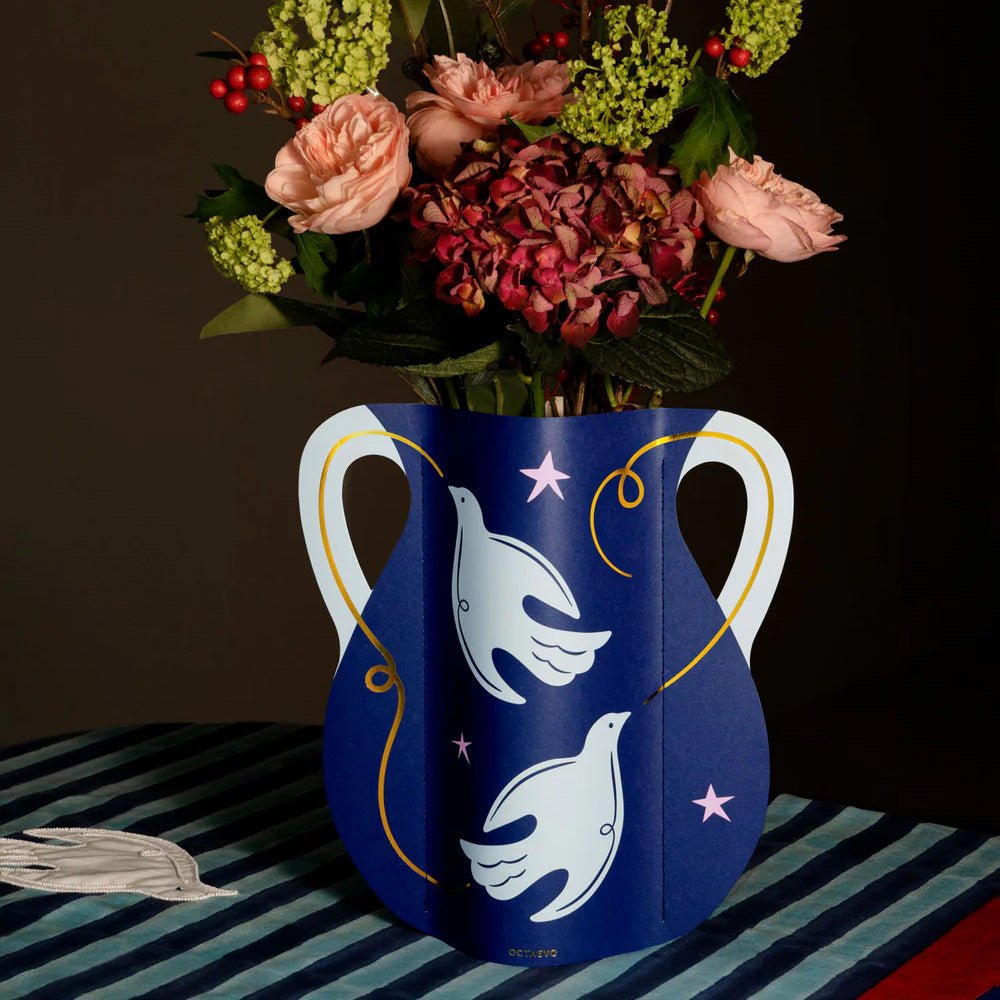 Vase en papier Paloma