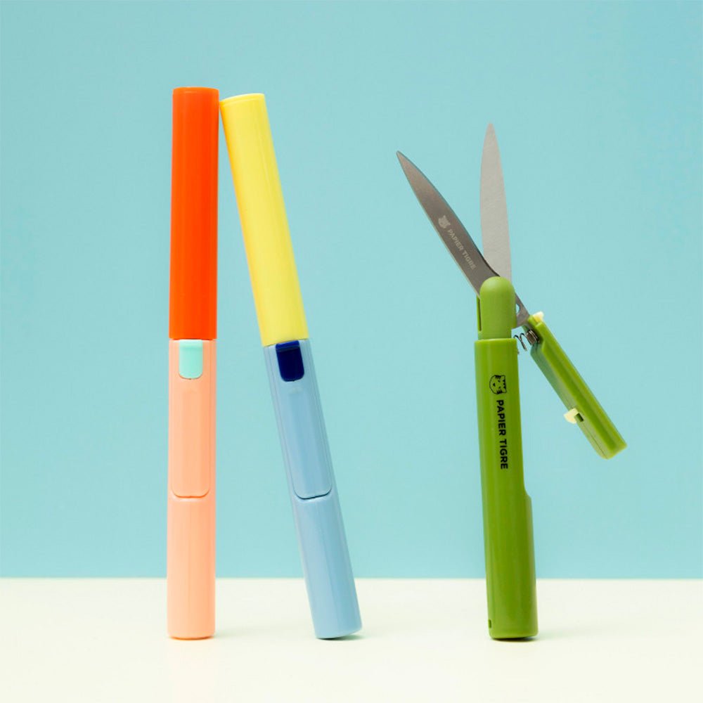 Pocket Scissors Olive Moon