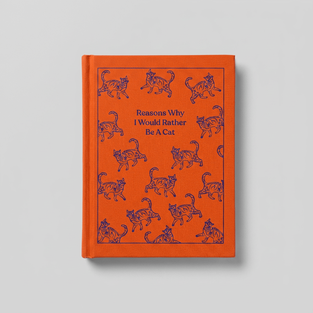 Carnet Journal "Raisons pour lesquelles je préférerais être un chat"