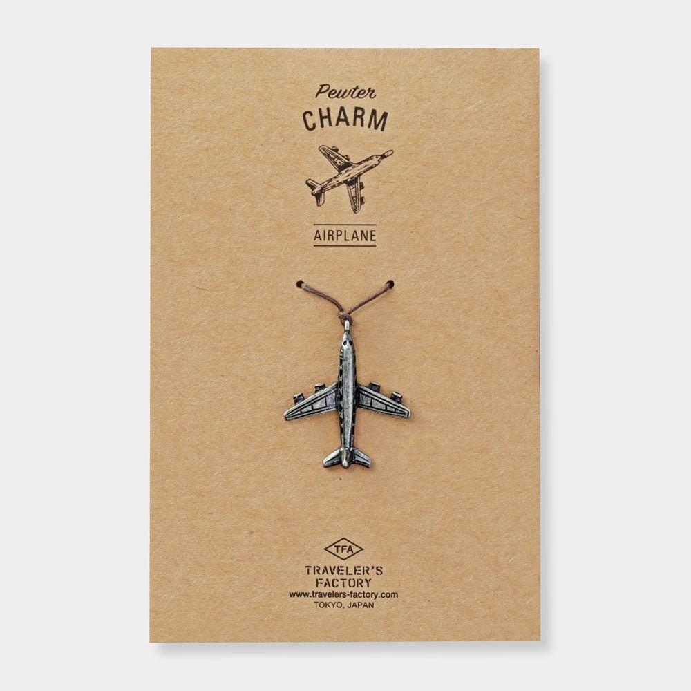 Pendentif avion en métal TF