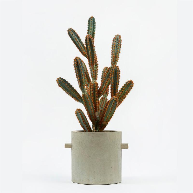 Macetero Cemento Rond Naturel XXXL 30 x 30