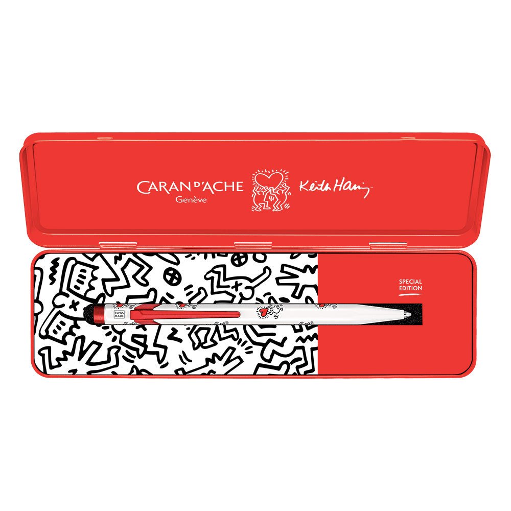 Stylo à bille 849 KEITH HARING Blanc Édition Spéciale