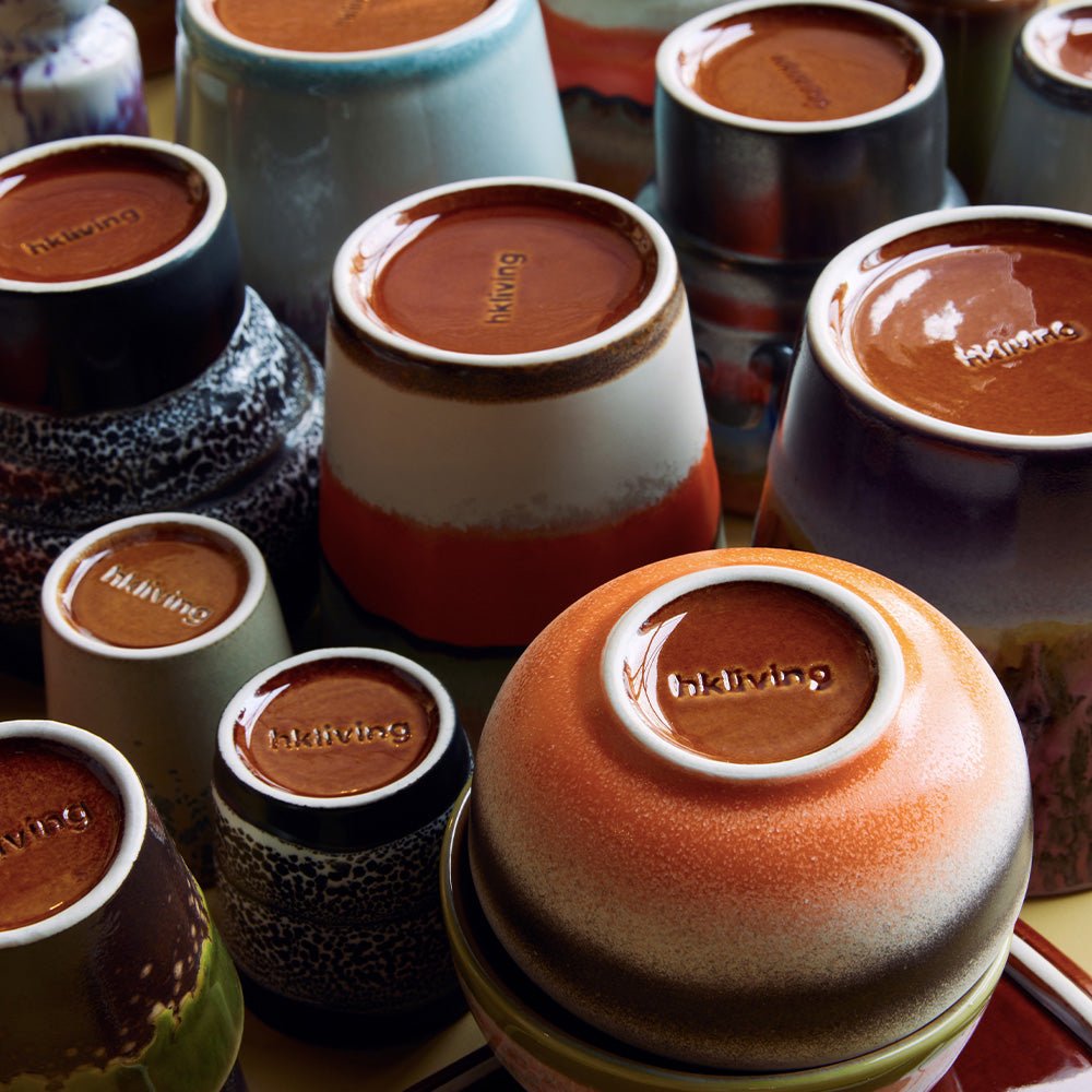 70s Ceramics: Coffee Mugs - Grounding (set de 6)
