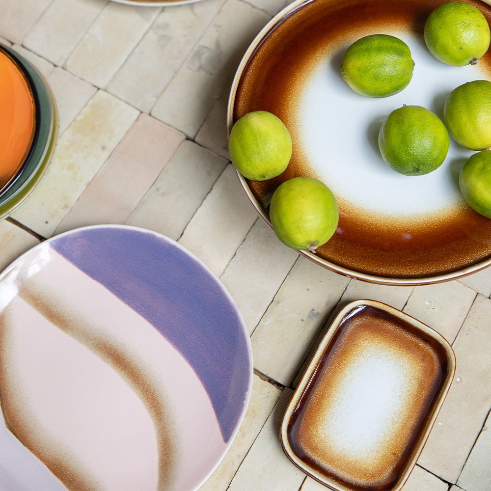 70s Ceramics: Small Trays - Mojave A