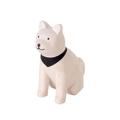 Akita Animal de Madera Pole Pole