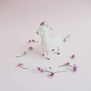 Alpaca Animal de Madera Pole Pole