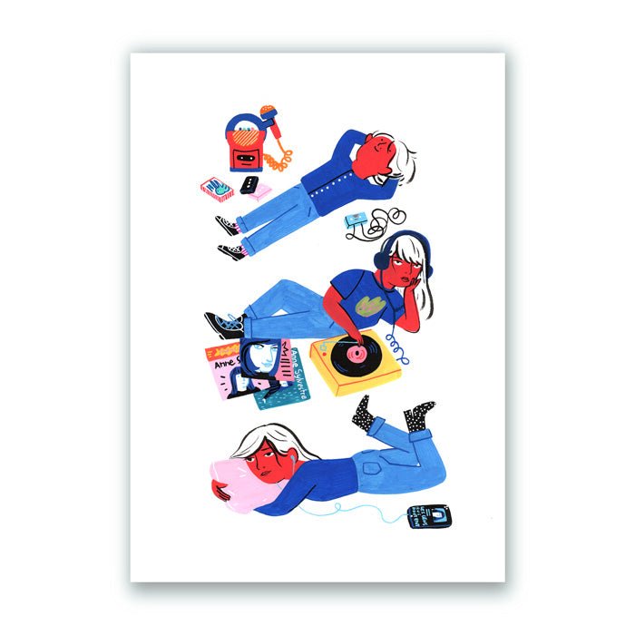 Anne Sylvestre Giclée Print