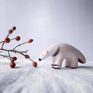 Fourmilier en bois pour animaux 