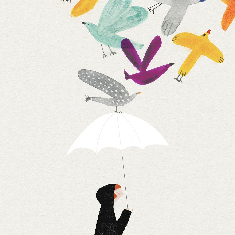 Autumn Birds Impresión Giclée