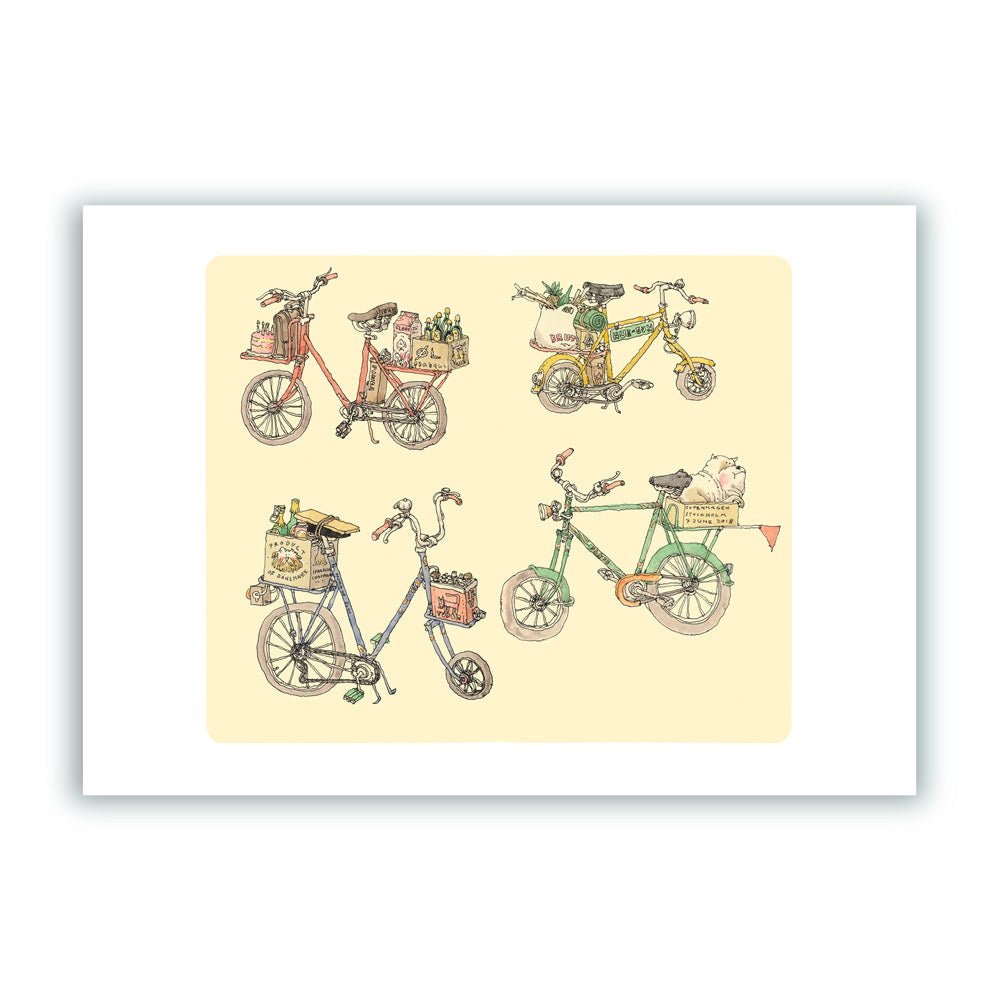 Bicycles Impresión Giclée