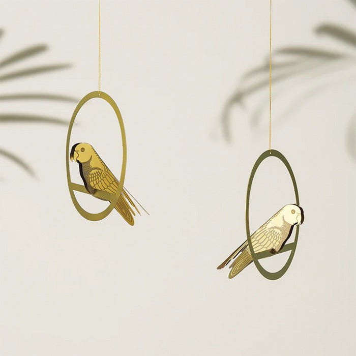 Pájaro Decoración de Latón