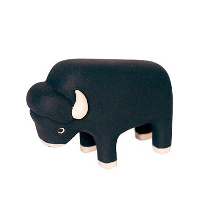 Bisonte Animal de Madera Pole Pole