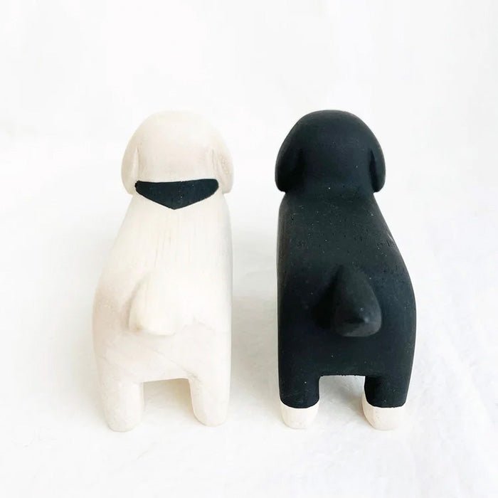 Dachshund Animal de Madera Pole Pole
