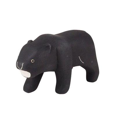 Pantera Negra Animal de Madera Pole Pole