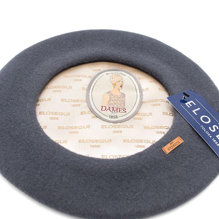 Dame Boina Lana Merino con Forro Gris Oscuro 61