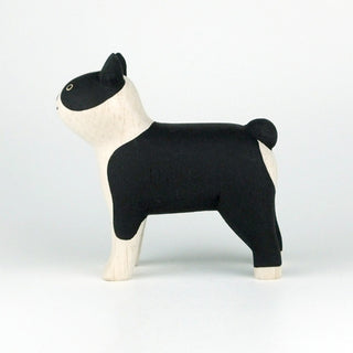 Boston Terrier Animal de Madera Pole Pole