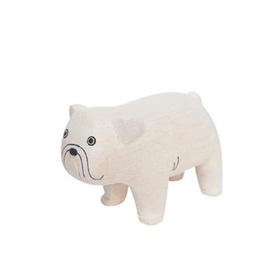 Bulldog Animal de Madera Pole Pole