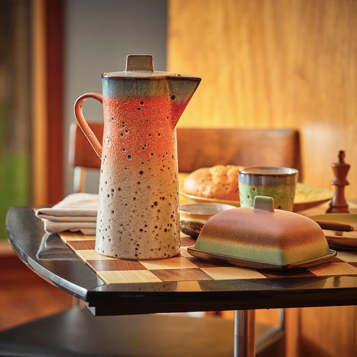 70s Ceramics: Butter Dish - Mercury