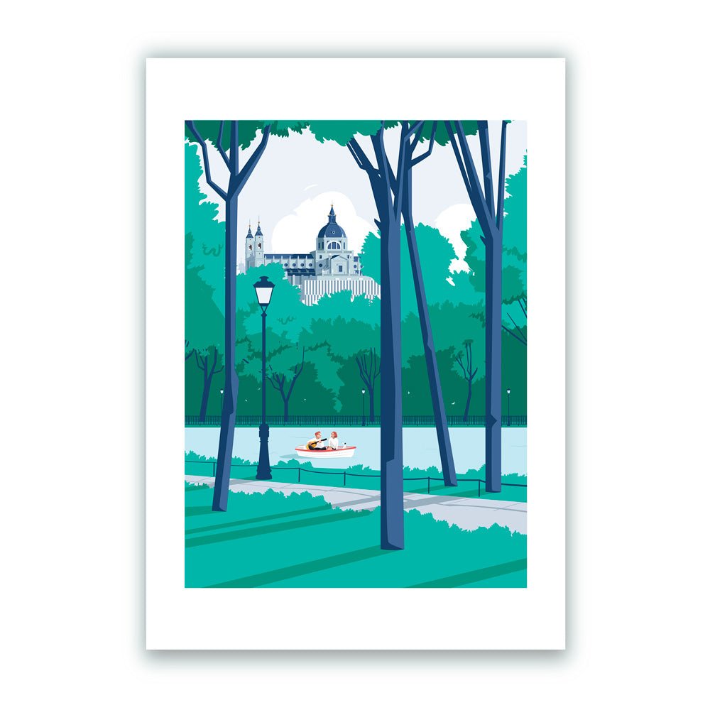 Lago Casa de Campo Giclée Print