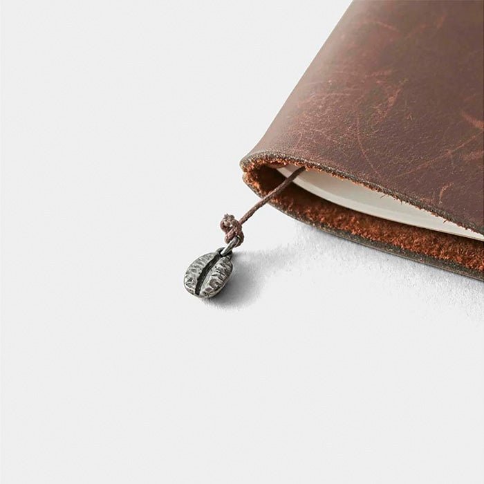 Pendentif en métal en forme de grain de café TF
