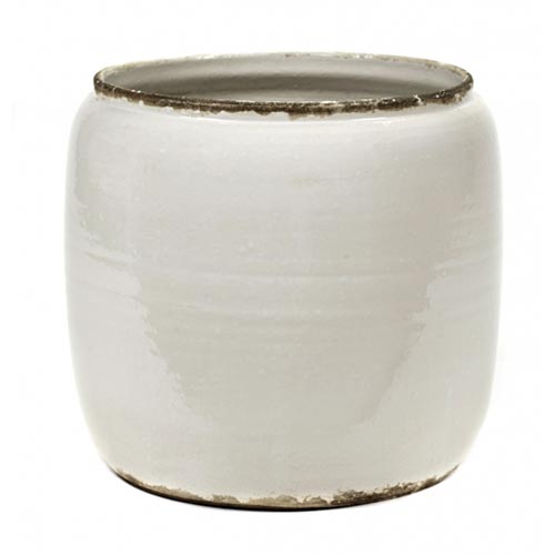 Flower Pot Costa L White
