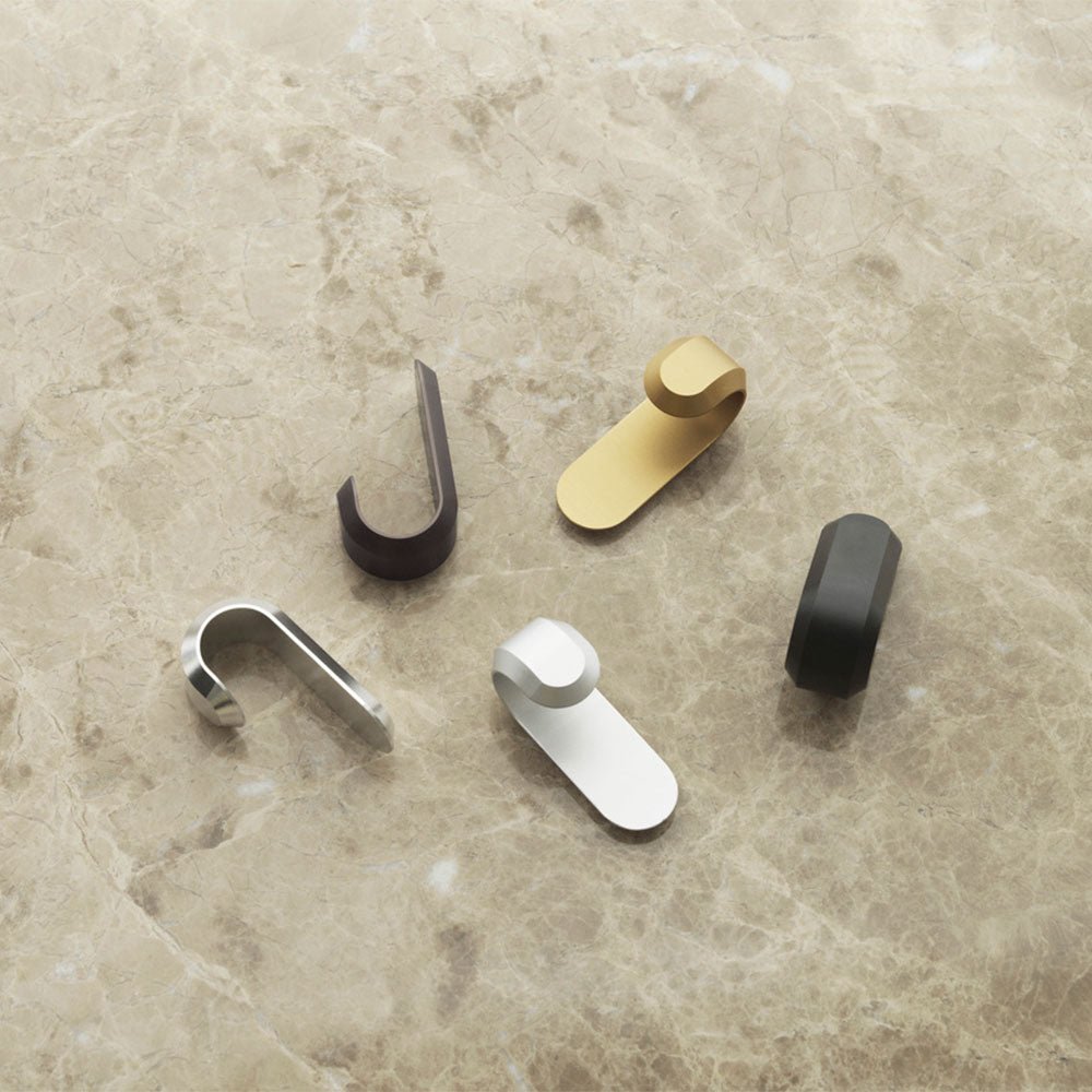 Curve Mini Hooks Silver (Set de 2)
