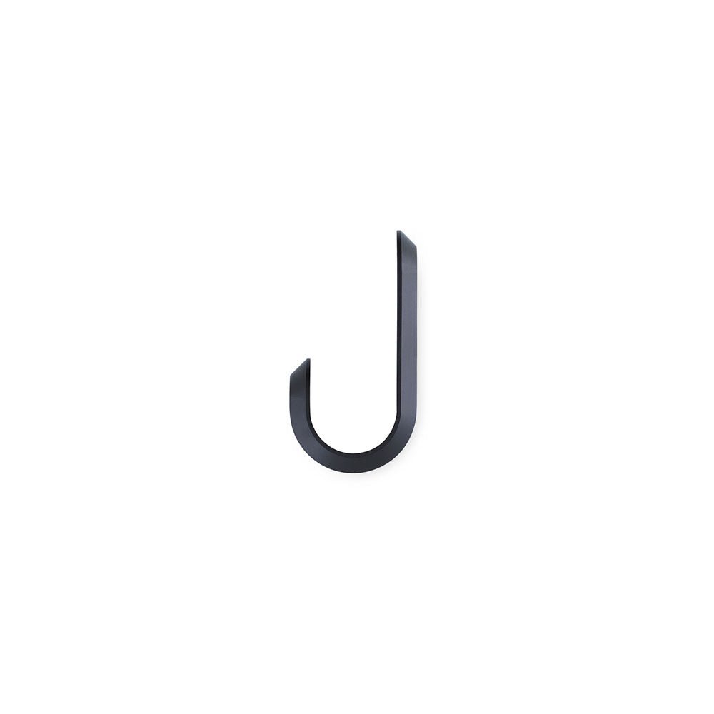 Curve Mini Hooks Matt Black (Set de 2)