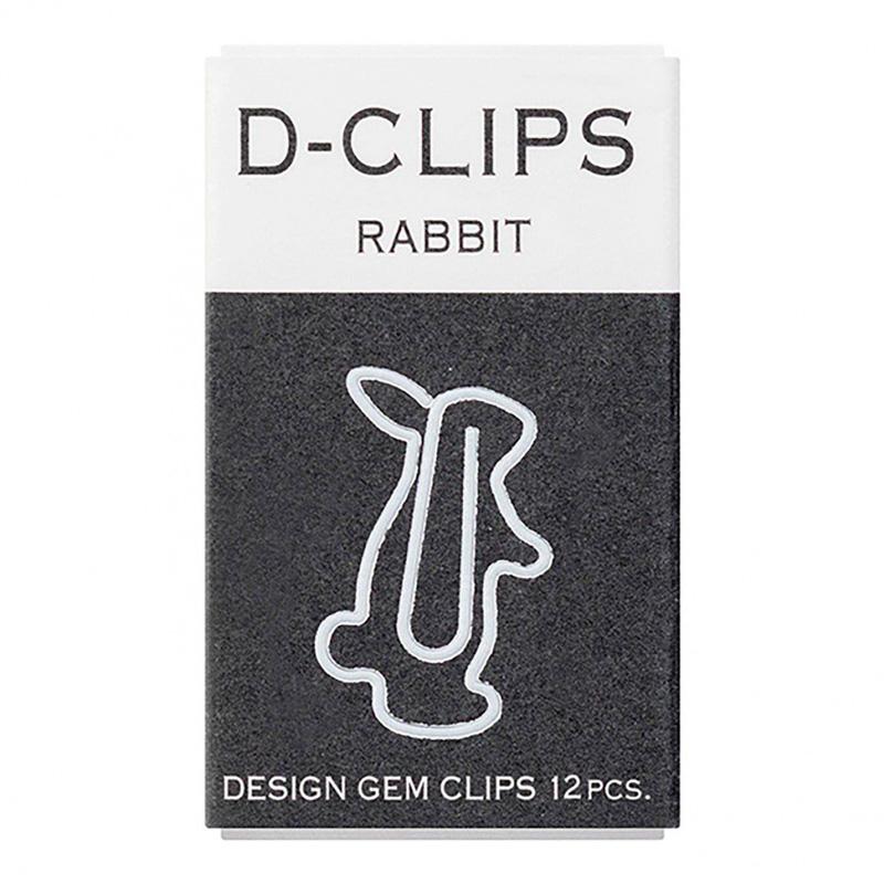 Mini boîte de clips en D en forme de lapin