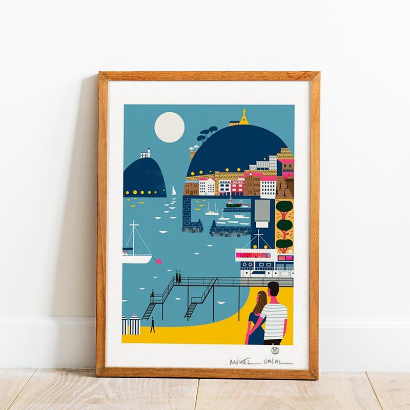 Donostiako Gauak Impresión Giclée