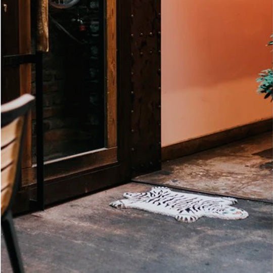 White Tiger Doormat
