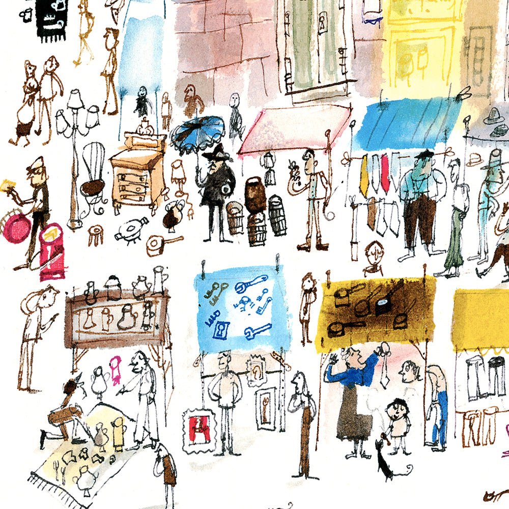 El Rastro Impresión Giclée